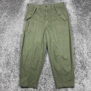 Banana Republic Olive Wide Leg Jeans